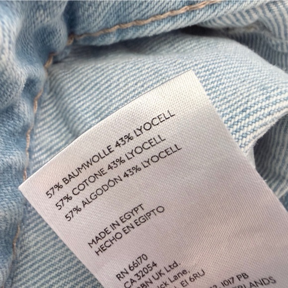 Free people size‎ 30 Galivanting Skort shorts skirt denim blue Aegean - Picture 6 of 7